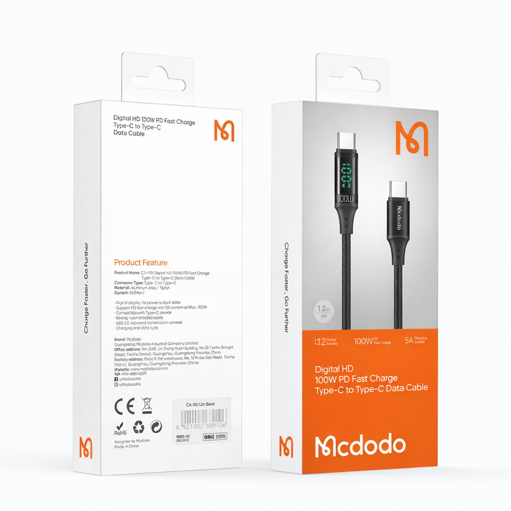 Mcdodo 100W Type C to Type C Fast Charging Cable