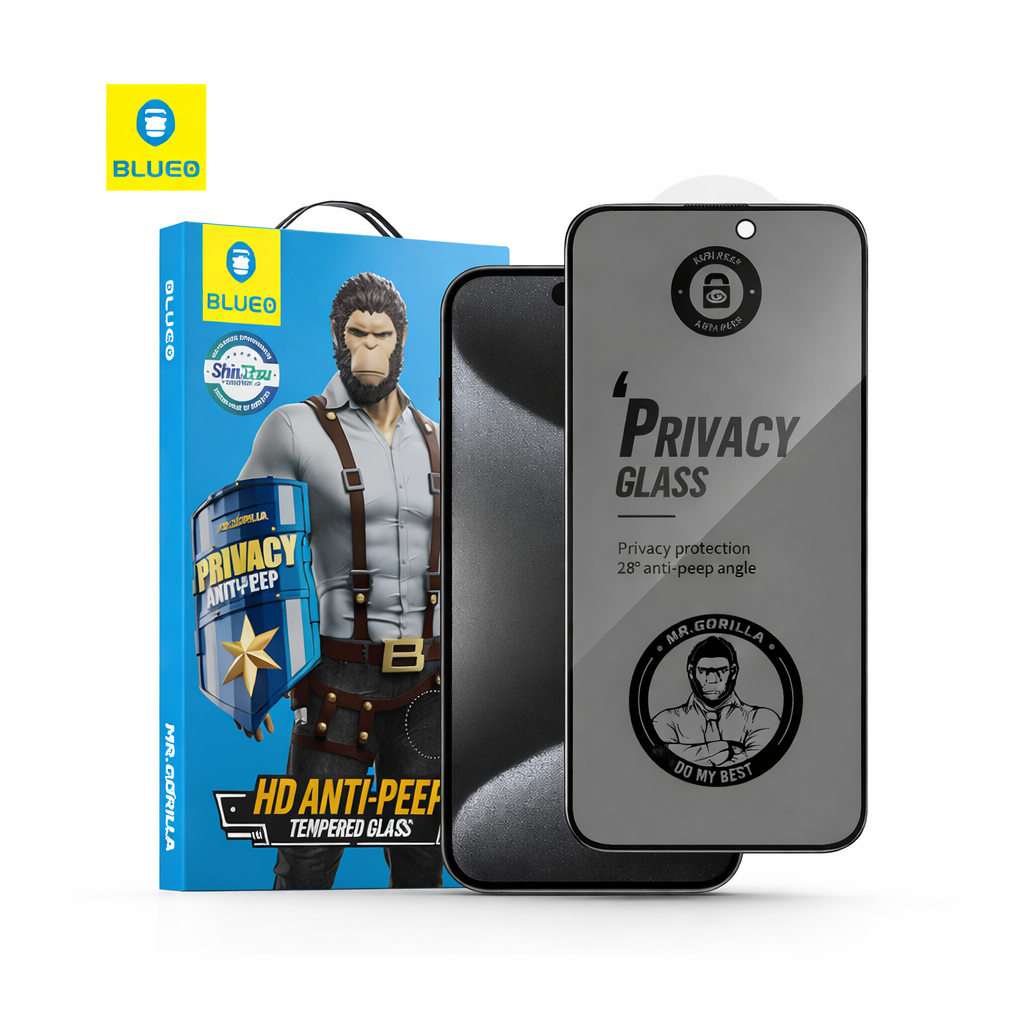 BLUEO Mr. Monkey HD Tempered Glass