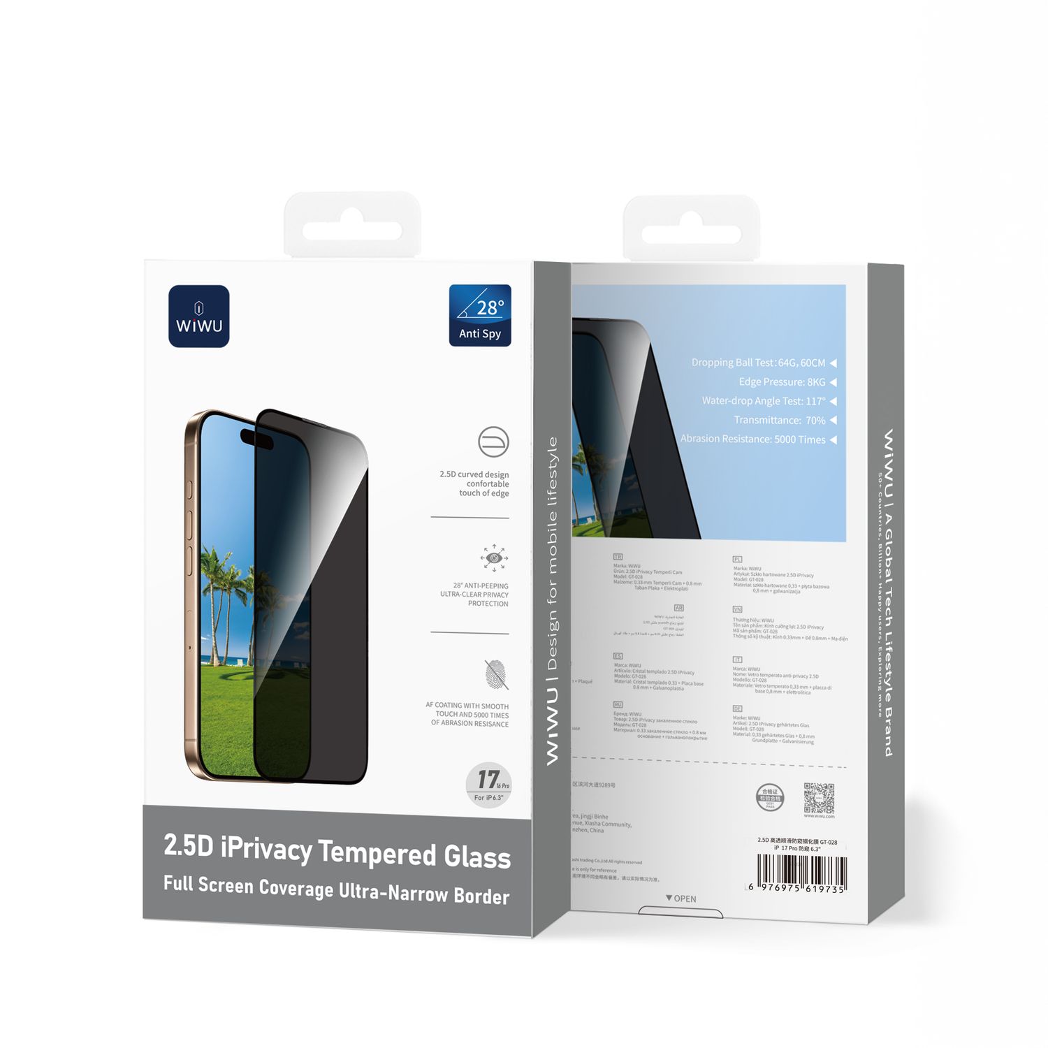 WIWU 2.5D Crystal Tempered Glass