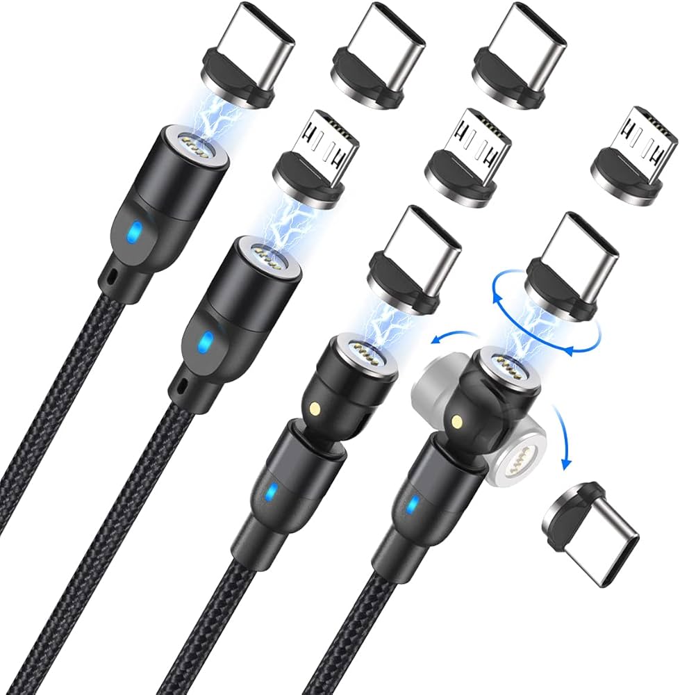 Ansty 3 in 1 360 Magnetic Charging Data Cable